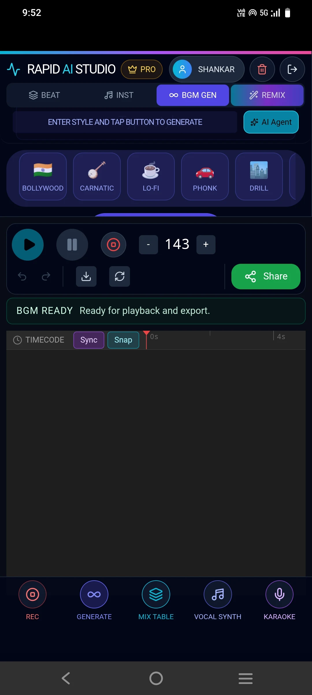 Rapid AI Studio: Beat Maker AI screenshot