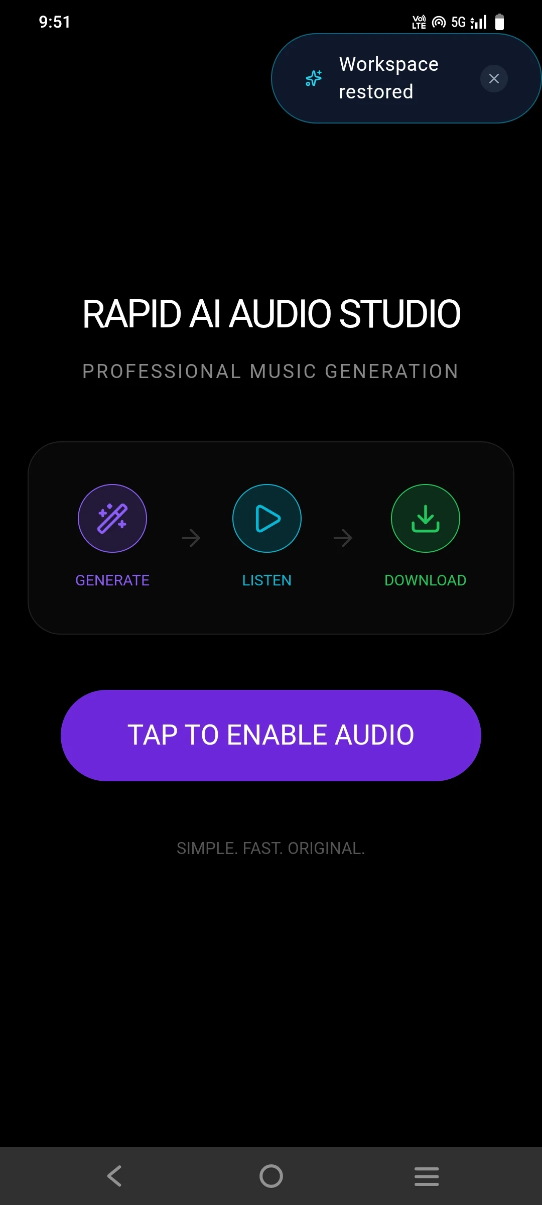 Rapid AI Studio: Beat Maker AI screenshot