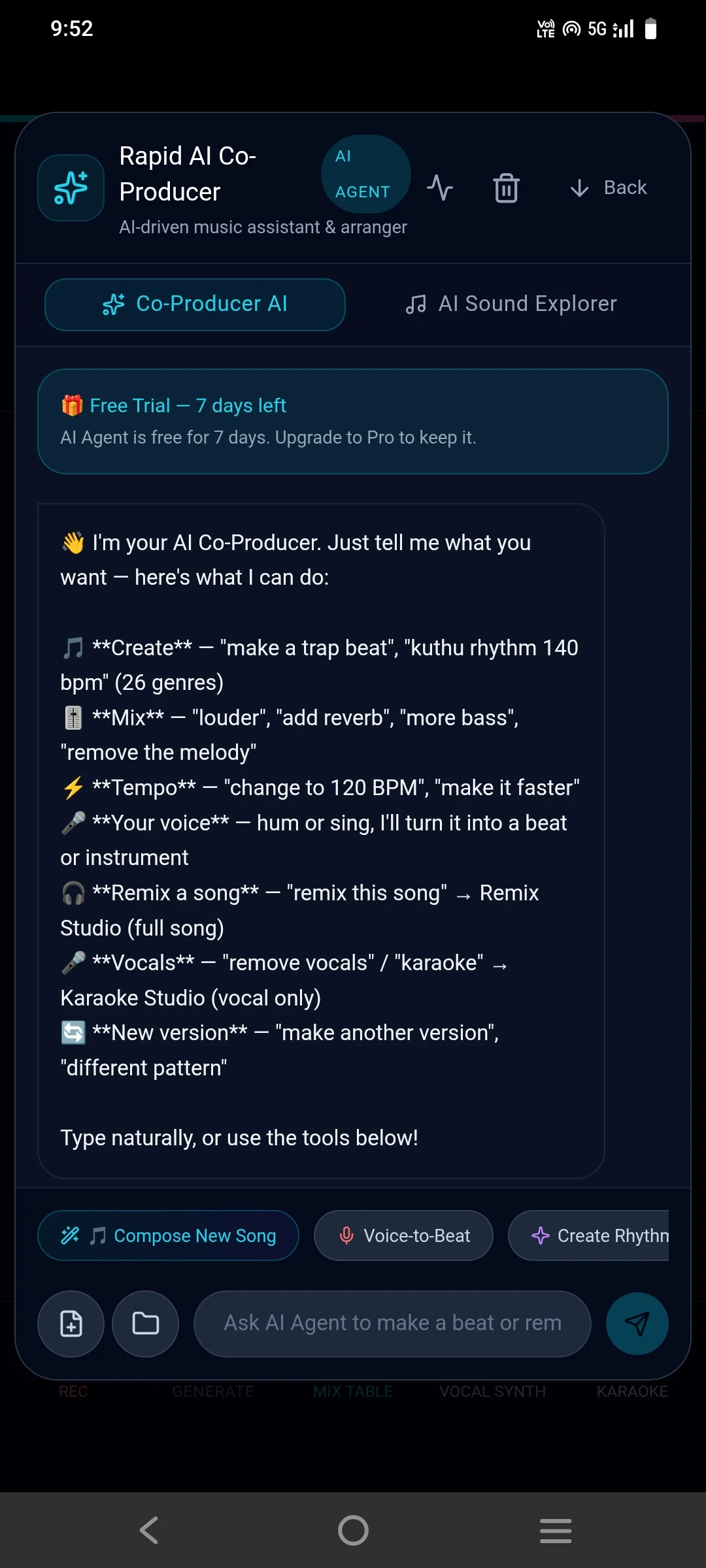 Rapid AI Studio: Beat Maker AI screenshot