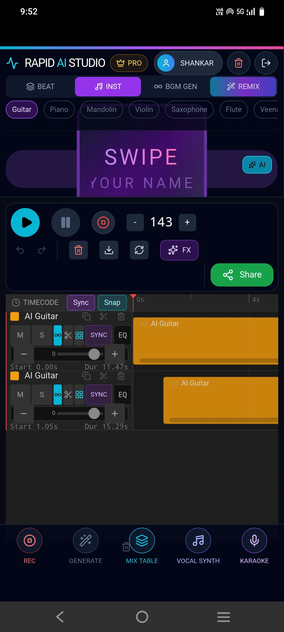 Rapid AI Studio: Beat Maker AI screenshot